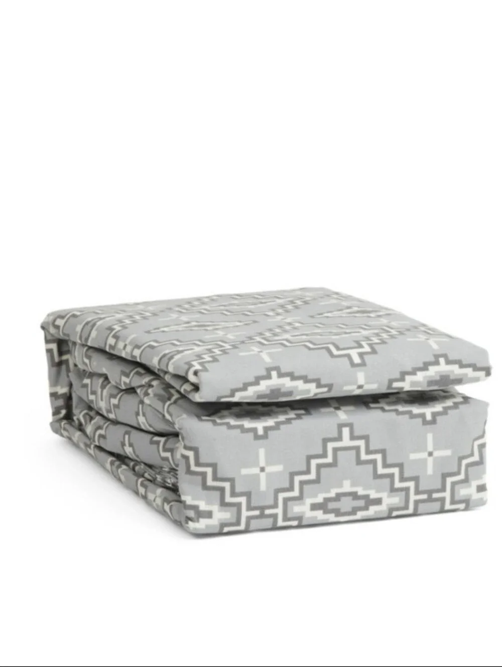 Pendleton Cooling Technology King Sheet Set In Grey Aztec Print